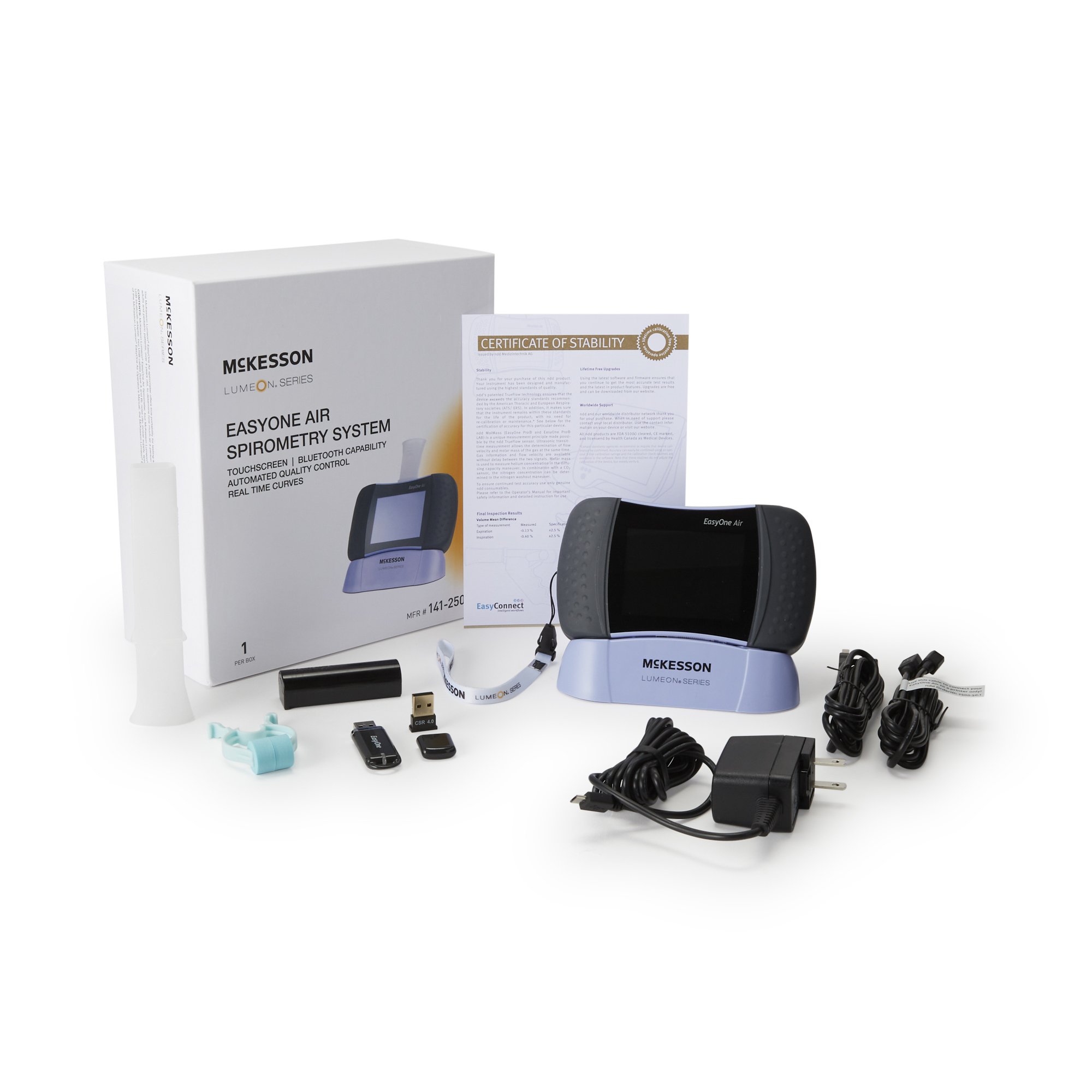 Spirometer System McKesson LUMEON™ EasyOne Air